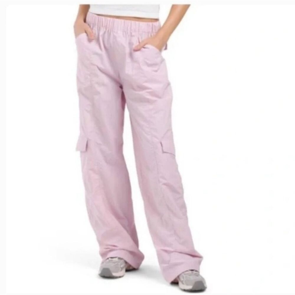 Wilo The Label Pink Parachute Pants Sz Sm